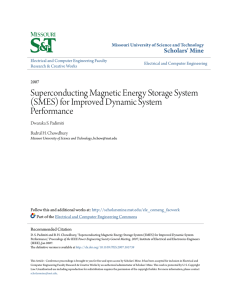 Superconducting Magnetic Energy Storage System