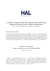 A Study on Superconducting Coils for Superconducting Magnetic