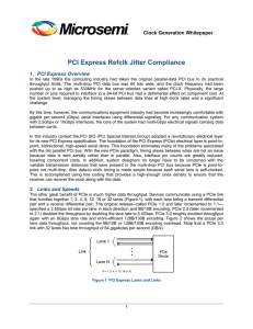 PCI Express Refclk Jitter Compliance