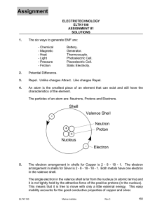 ELTK1100 Assignment #1 Solutions