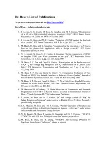 Dr. Basu`s List of Publications