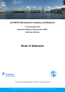 MTCA Workshop for Industry and Research: Abstract Book