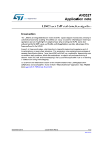 L9942 back EMF stall detection algorithm