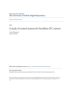 A study of control systems for brushless DC motors