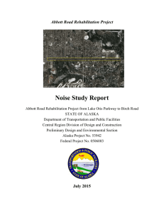 Noise Study Report - Abbott Road Rehabilitation