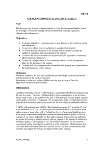 Draft LEQ Strategy , item 5. PDF 35 KB