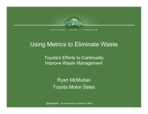 Eliminating Waste Toyota`s Lessons Learned