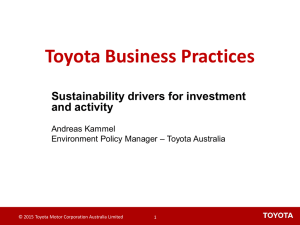 Toyota Business Practices
