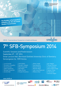 7th SFB35 Symposium 2014, Vienna