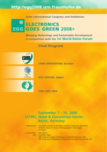 Final Program - Electronics Goes Green 2008+