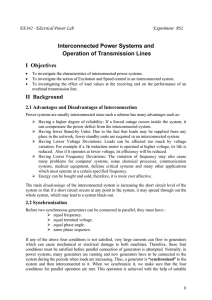 EE342 - Electrical Power Lab