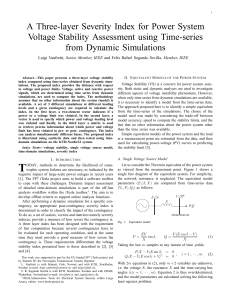 A Three-layer Severity Index for Power System Voltage