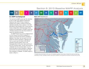 Section 6: 2015 Baseline MAPP Analysis