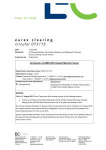 eurex clearing circular 073/15