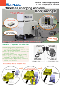 Wireless charging achieve labor savings!