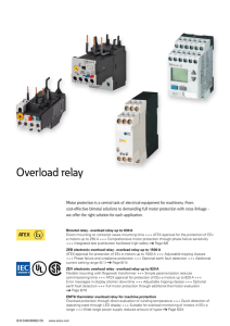 Overload relay