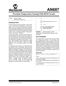 Precision Temperature-Sensing with RTD Circuits