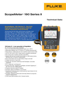 ScopeMeter® 190 Series II