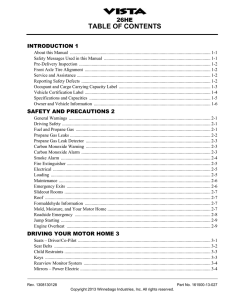 TABLE OF CONTENTS