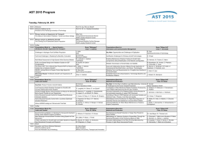 AST 2015 Program