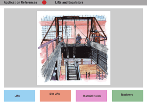 Application References Lifts and Escalators
