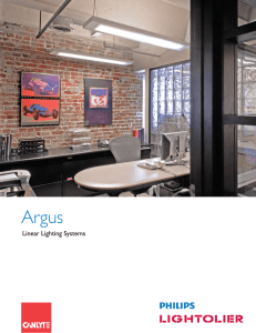 Linear Lighting Systems - Lightolier
