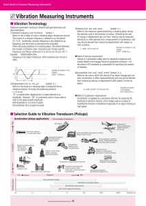 Vibration Measuring Instruments