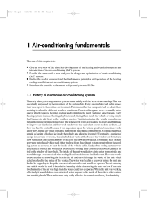 1 Air-conditioning fundamentals