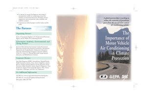The Importance of Motor Vehicle Air Conditioning in Climate Protection