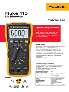 Fluke-115 Multimeter