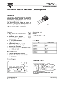 TSOP34156 datasheet