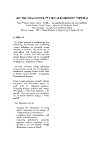 Voltage unbalance in low voltage distribution networks