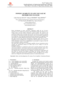 power capability in low voltage dc distribution - Inter