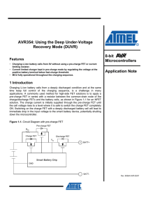AVR354: Using the Deep Under-Voltage Recovery Mode