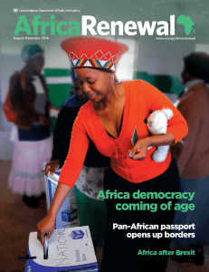 Africa Renewal August 2016