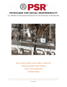 Nuclear Power And Public Health