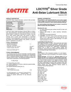 LOCTITE Silver Grade Anti-Seize Lubricant Stick - Hi-Line
