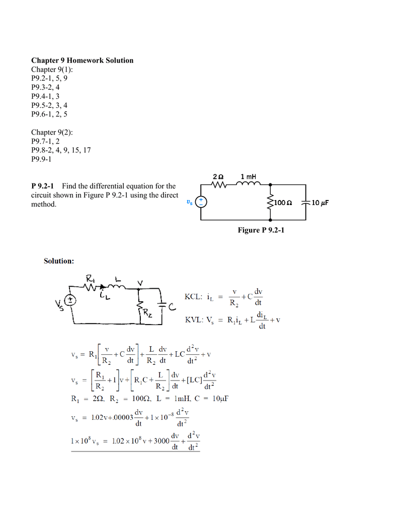 Homework solution 9 7