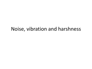 Noise, vibration and harshness