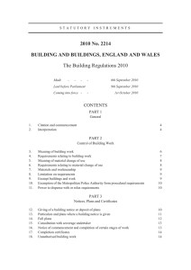 The Building Regulations 2010 - No. 2214