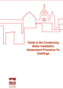 Guide To The Condensing Boiler Installation Assessment