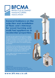 General Guidance On The Selection And Installation Of Flues