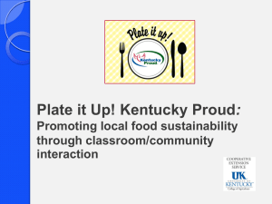 Plate it Up! Kentucky Proud - Community Development Society
