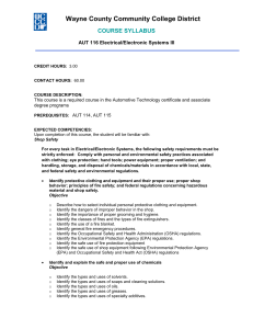 AUT116 - Wayne County Community College District