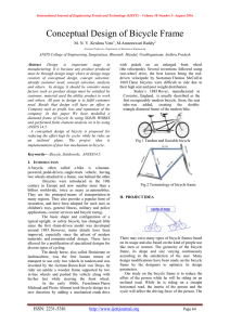 Conceptual Design of Bicycle Frame