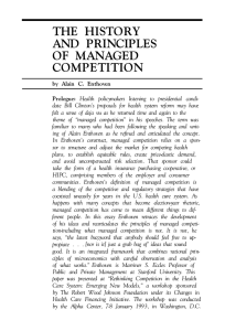 the history and principles of managed competition