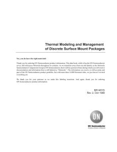 Thermal Modeling and Management of Discrete Surface Mount