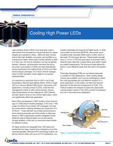 Cooling High Power LEDs - Advanced Thermal Solutions, Inc.