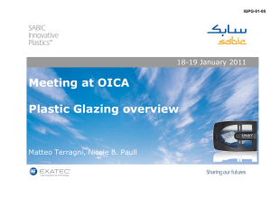 Meeting at OICA Plastic Glazing overview