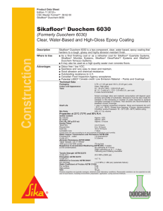 Sikafloor® Duochem 6030